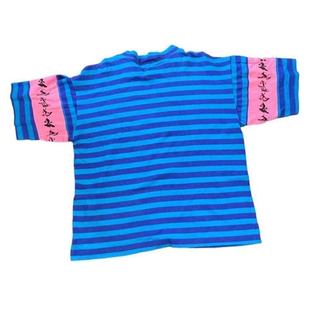 Vintage Disney Wear USA Retro Surfing Characters Shirt Striped S/M - Picture 5 of 6